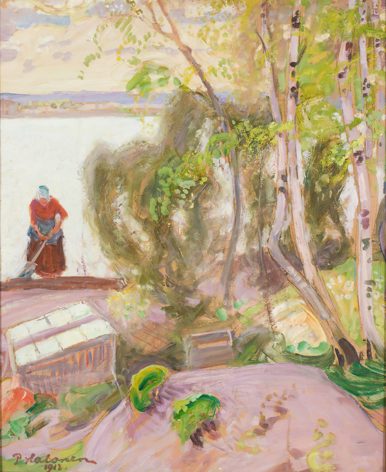 From the Garden, by Pekka Halonen, public domain