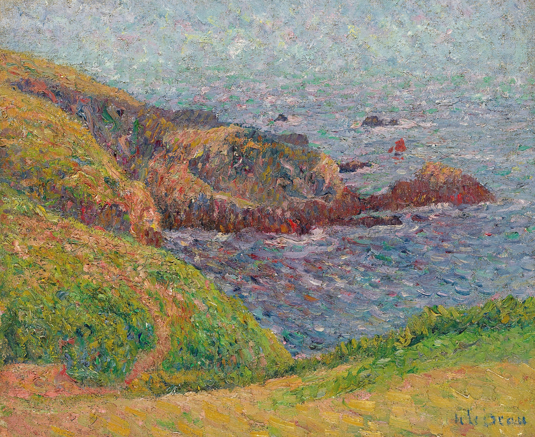 Le Bras De Mer, by Gustave Loiseau, public domain