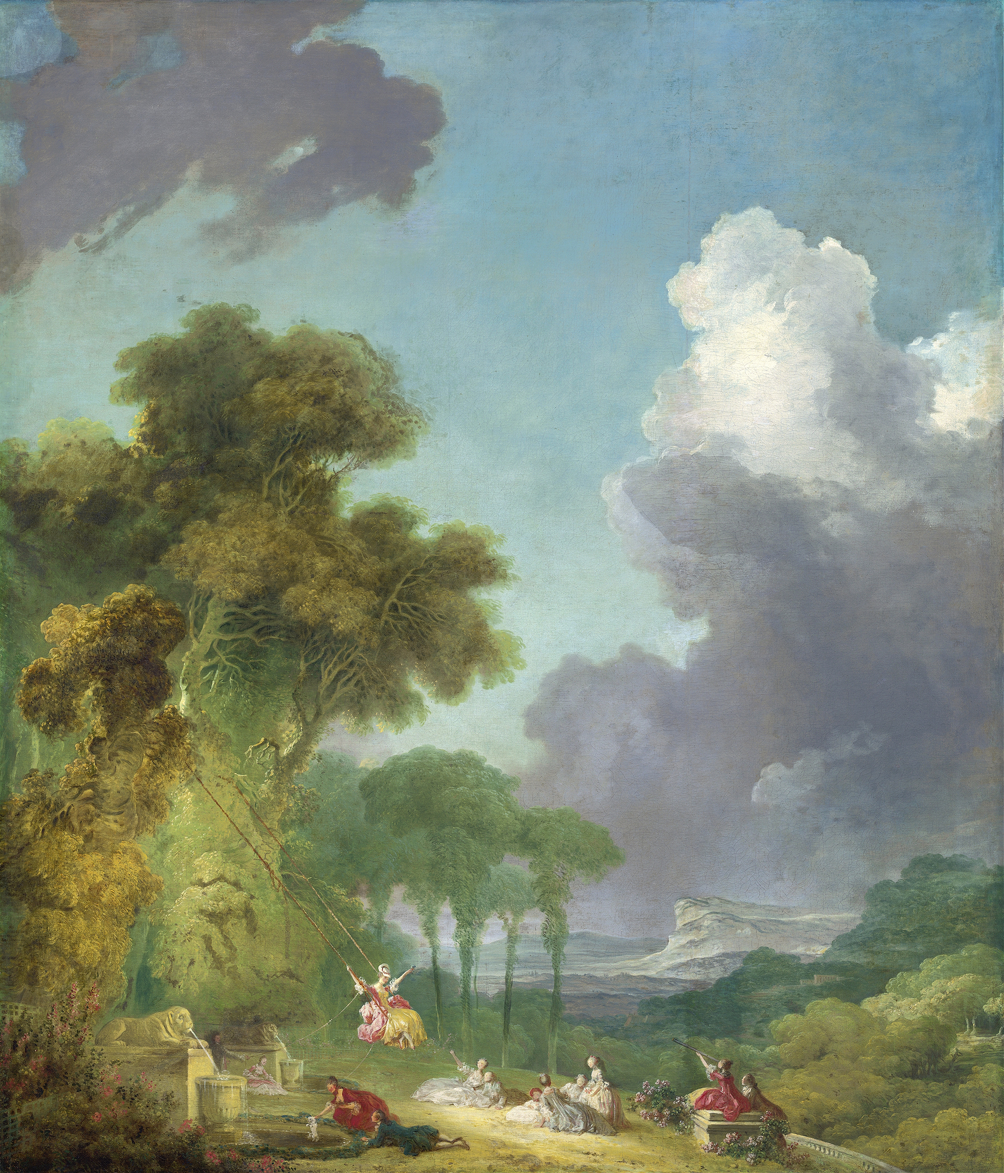 The Swing, by Jean-Honoré Fragonard, public domain