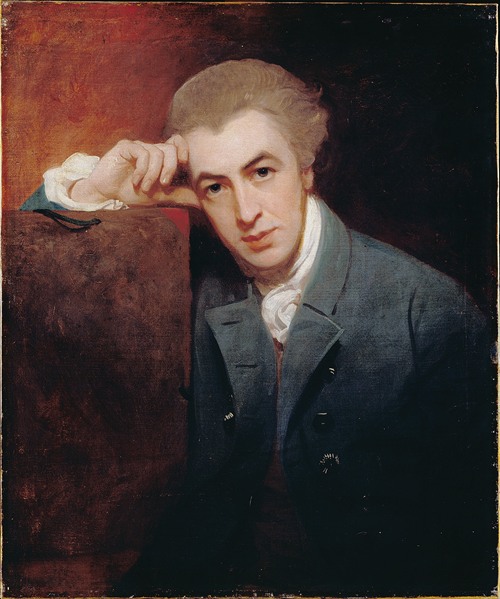 Portrait of William Hayley by George Romney.