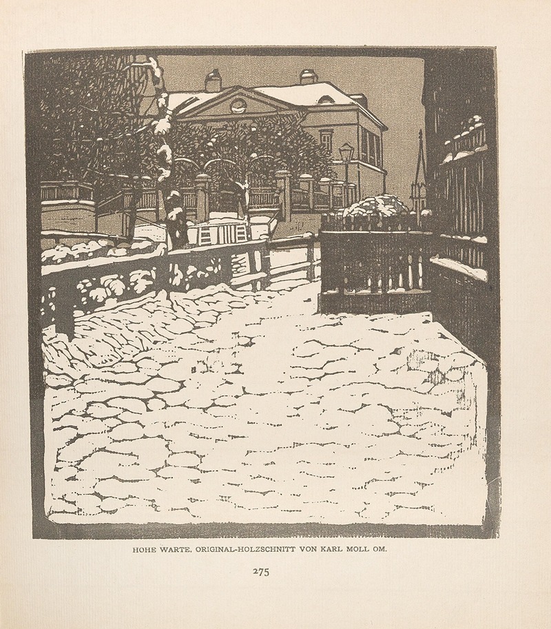 Carl Moll's 'Ver Sacrum 1903 15 275 Hohe Warte' showcases a vibrant Art Nouveau style.