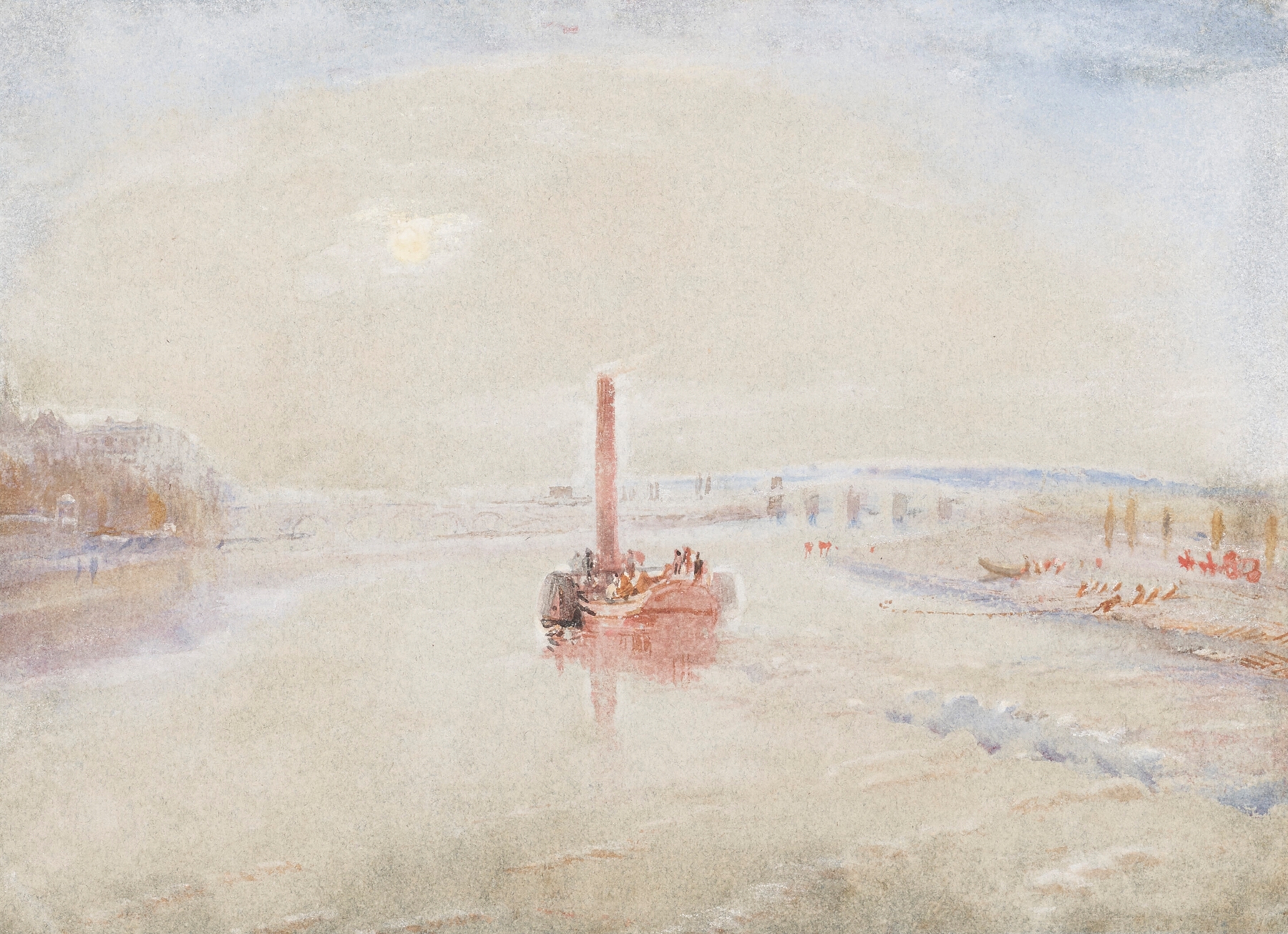 The Confluence of the Seine and the Marne, oil painting by Joseph Mallord William Turner