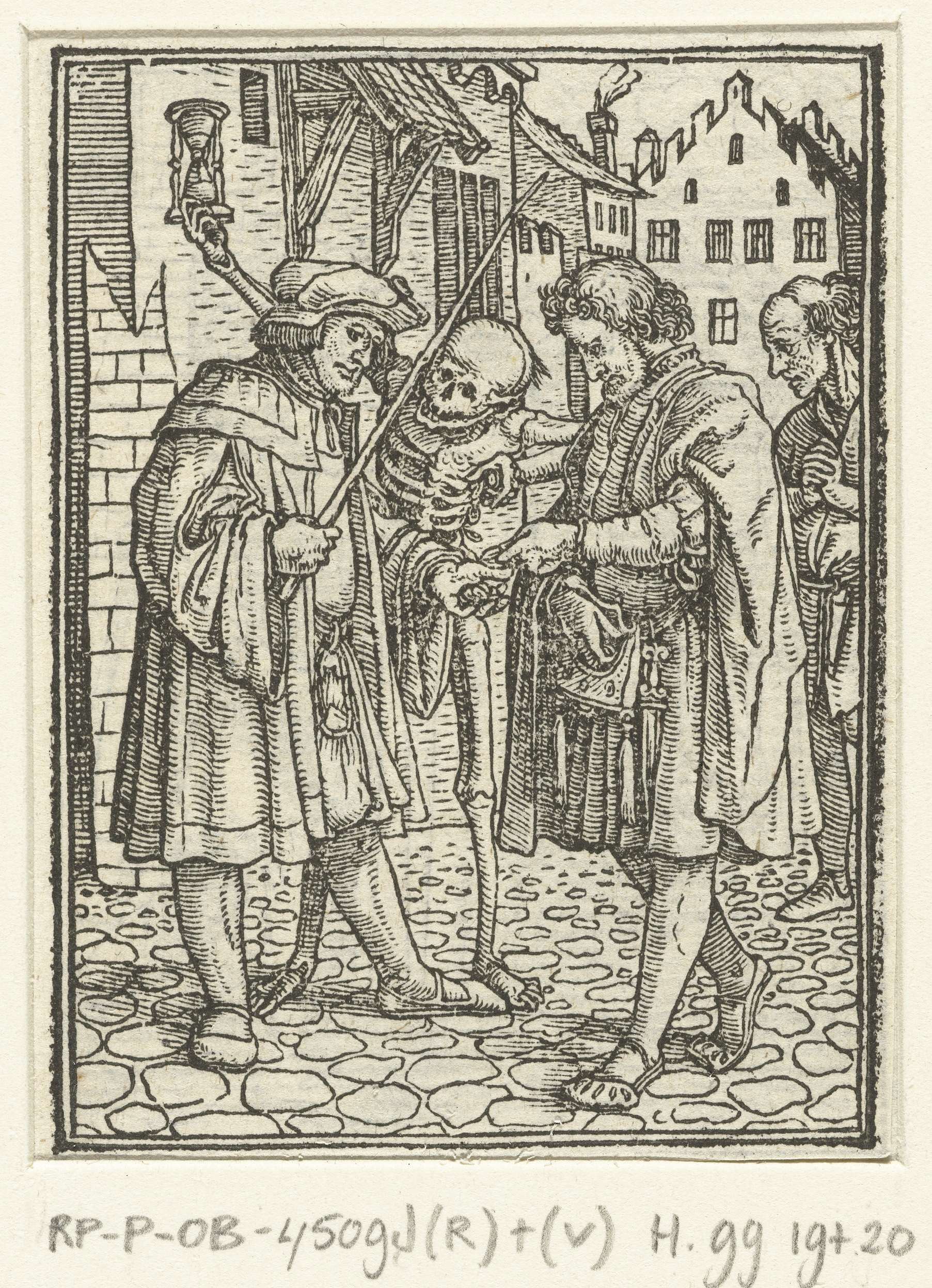 Advocaat en de Dood, by Hans Holbein (II), public domain