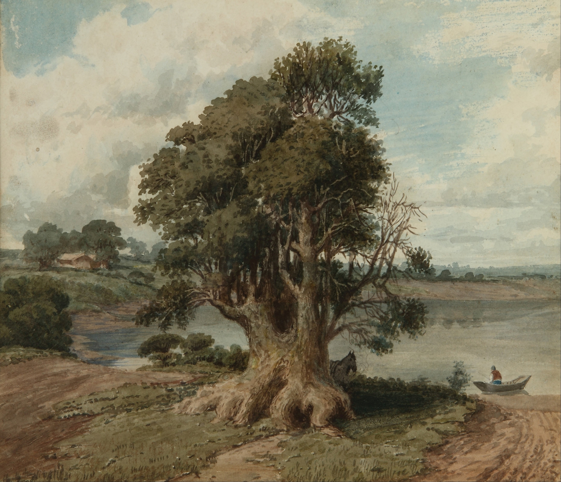Paisaje de la costa (San Isidro), by Prilidiano Pueyrredòn, public domain