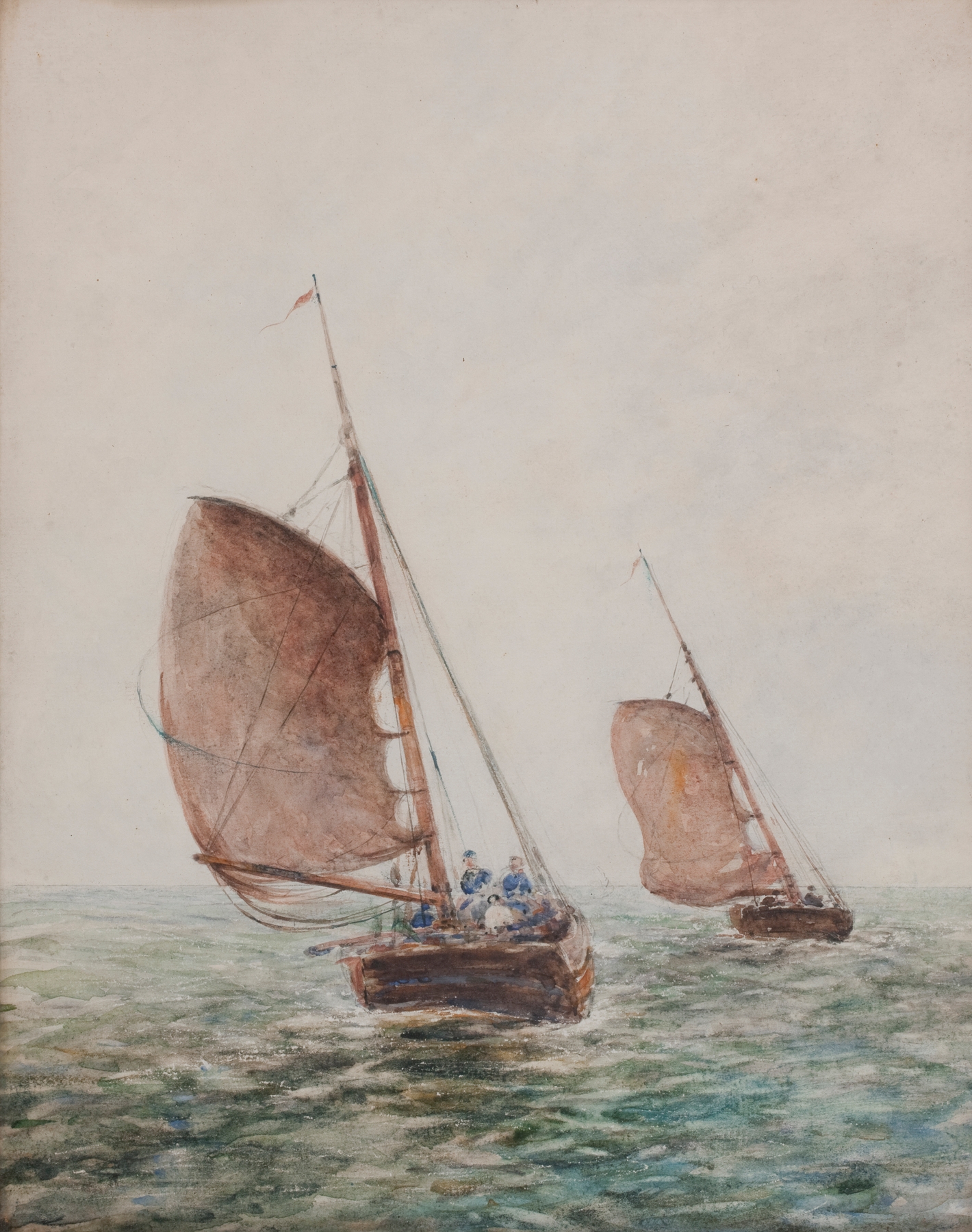 Loch Fyne landscape, oil on canvas by William Mctaggart