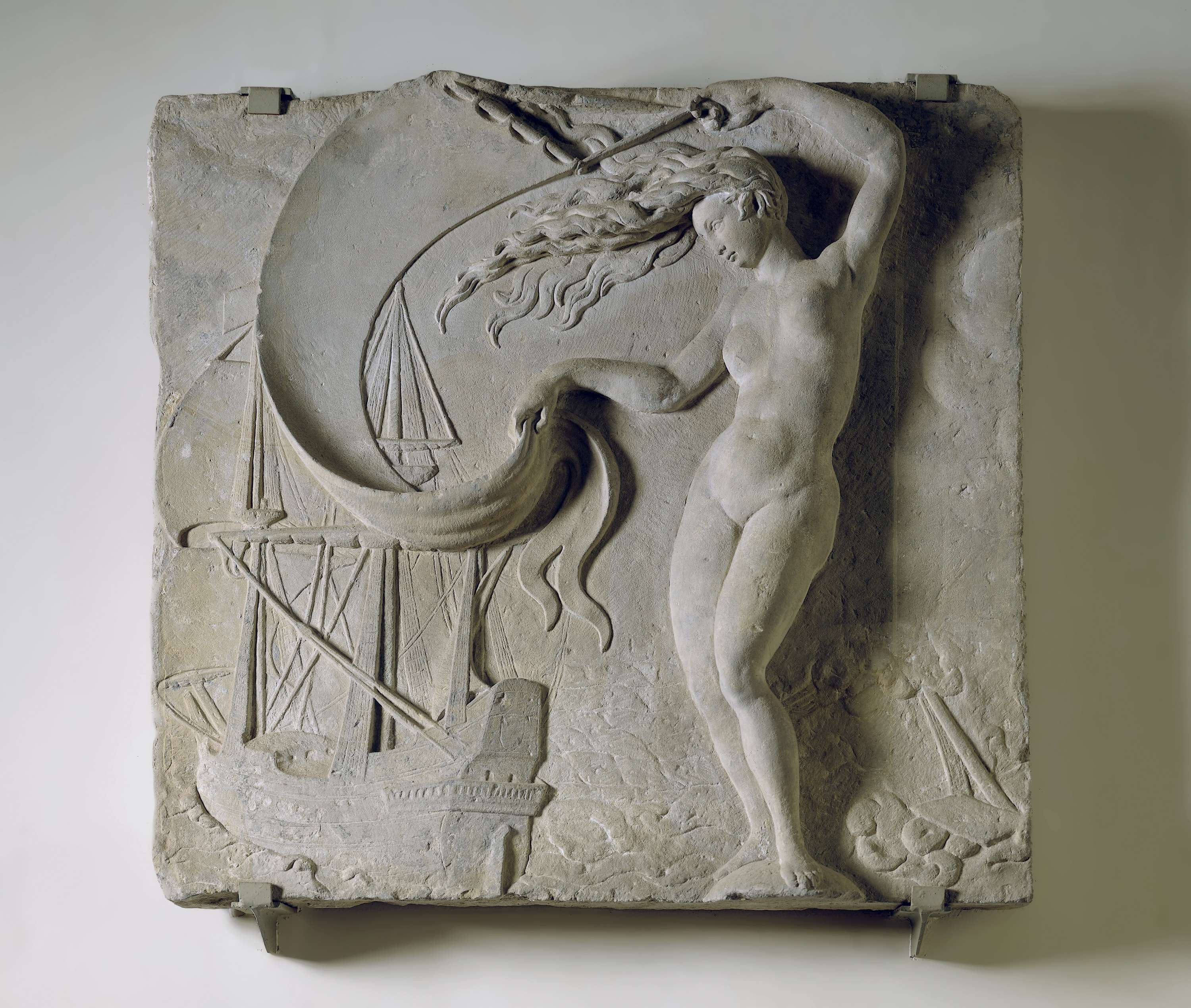 Fortuna, Stone Tablet from a Facade, by Hendrick de Keyser (I), public domain