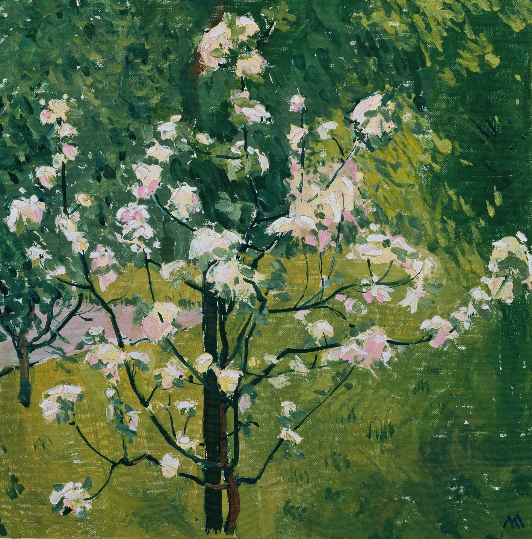 Blühendes Bäumchen, by Koloman Moser, public domain