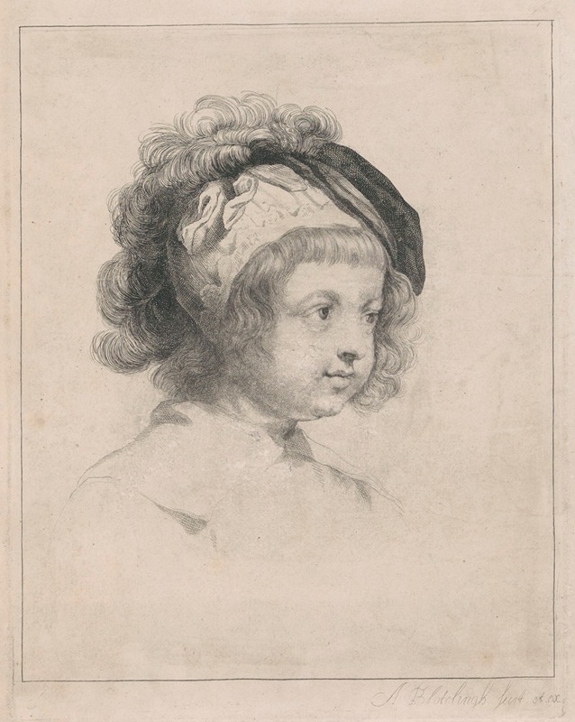 A child is depicted with soft features and a playful expression.