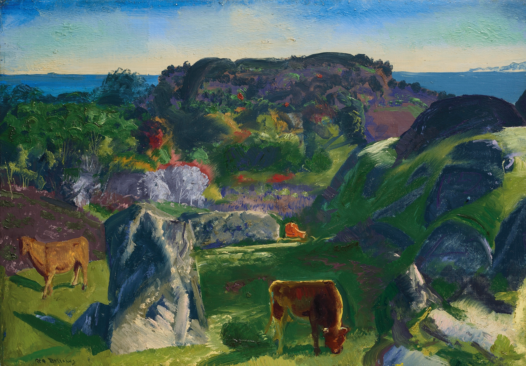 Rock Ridge Farm, by George Wesley Bellows, public domain