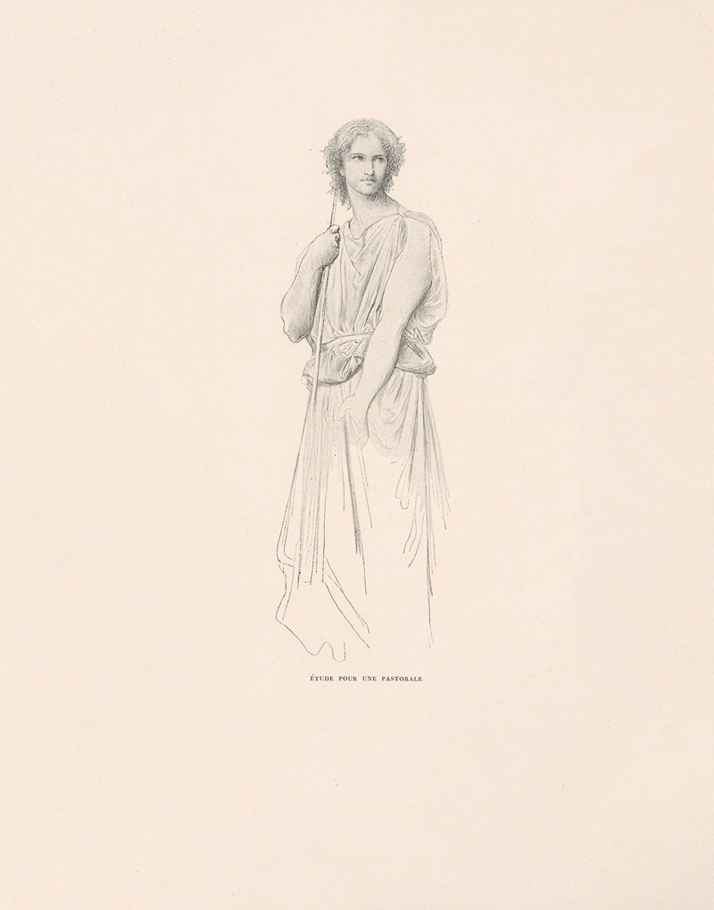 Ètude pour une pastorale by William Bouguereau