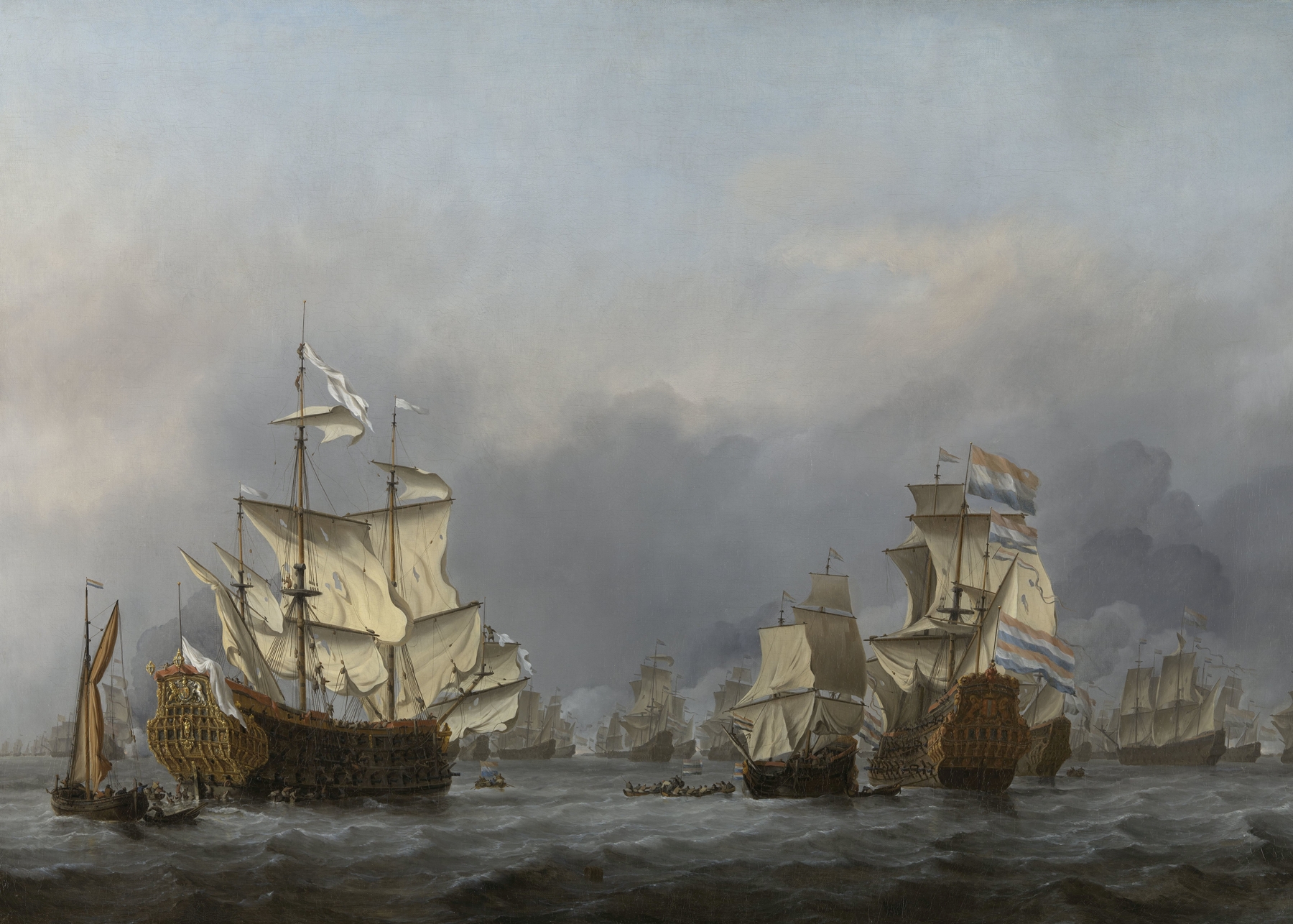 The Surrender of the Royal Prince, oil on canvas by Willem van de Velde the Younger