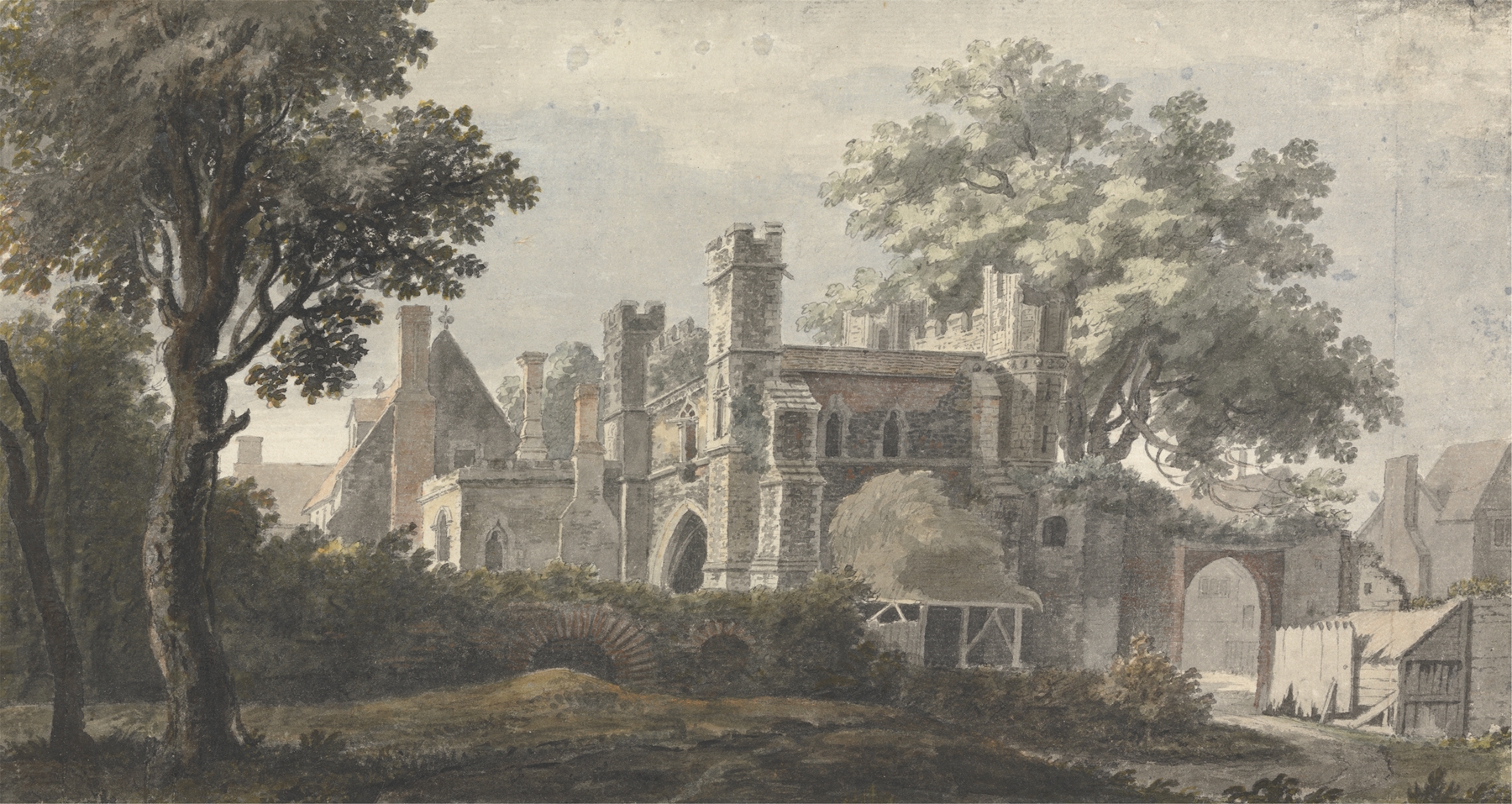 The Great Gate of St. Augustine’s Monastery, Gothic architecture by Jonathan Skelton