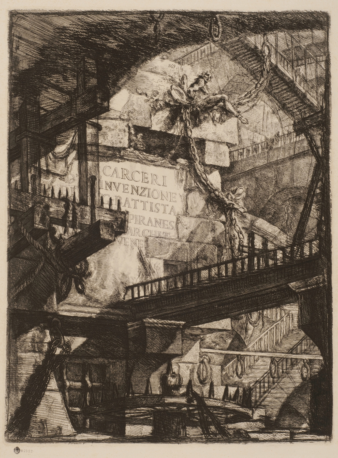 Carcere I. Portada, by Giovanni Battista Piranesi, public domain