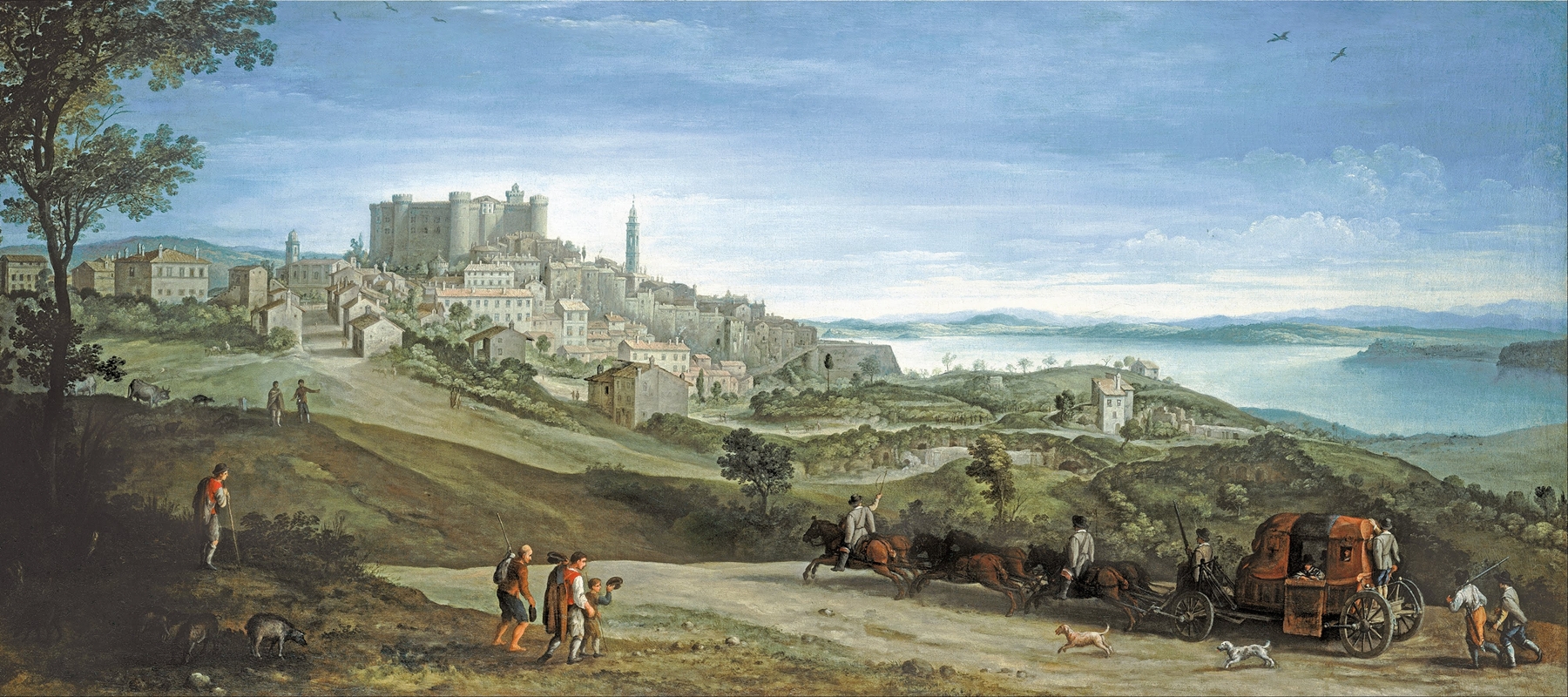 View of Bracciano, by Paul Bril, public domain