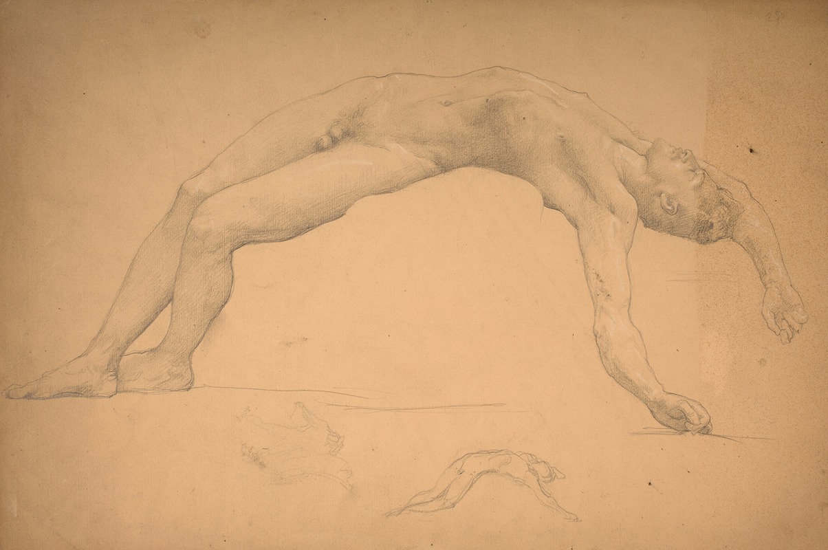 Study for Premier deuil by William Bouguereau