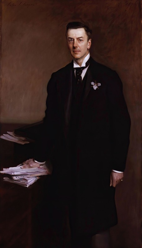 Portrait of Joseph Chamberlain by John Singer Sargent.