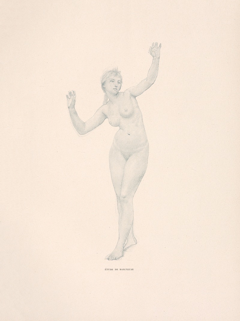 Ètude de baigneuse by William Bouguereau