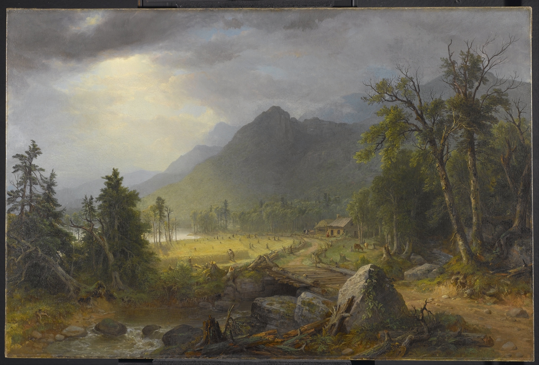 The First Harvest in the Wilderness, by Asher Brown Durand, public domain