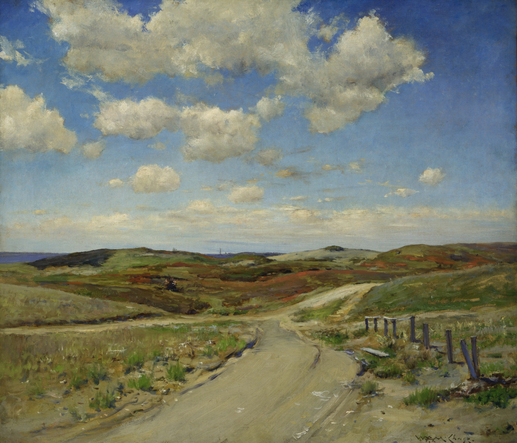 Shinnecock Hills, by William Merritt Chase, public domain