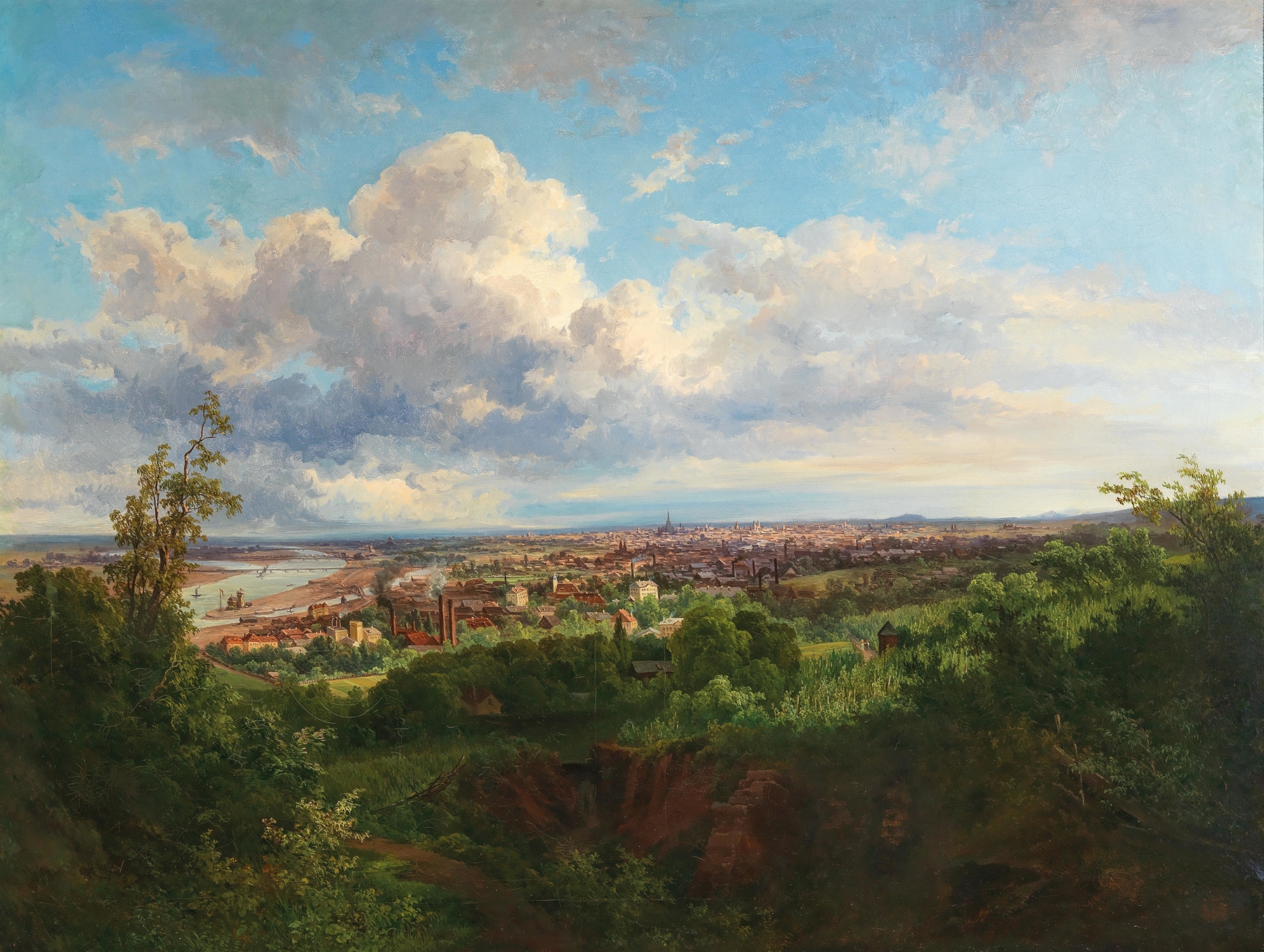 A View of Vienna, by Anton Hlavacek, public domain