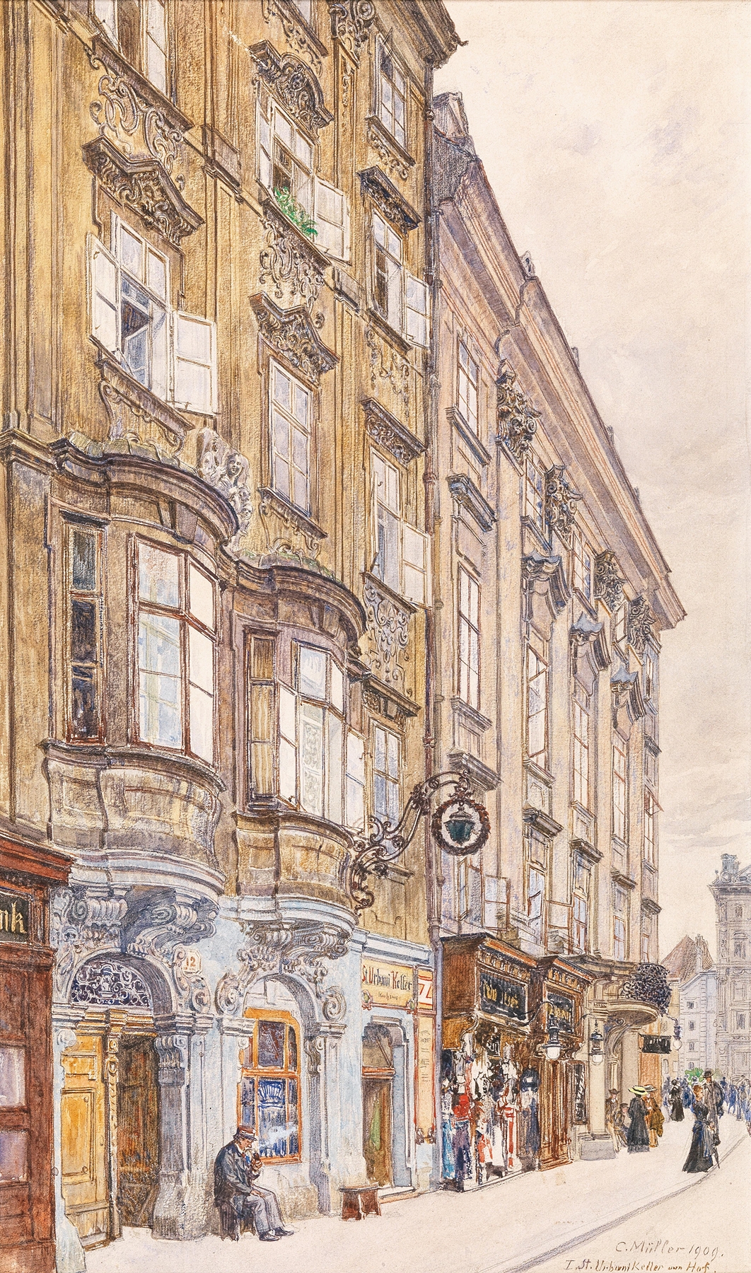 Abstract expressionism by Carl Müller, St Urbanikeller Am Hof, unknown medium