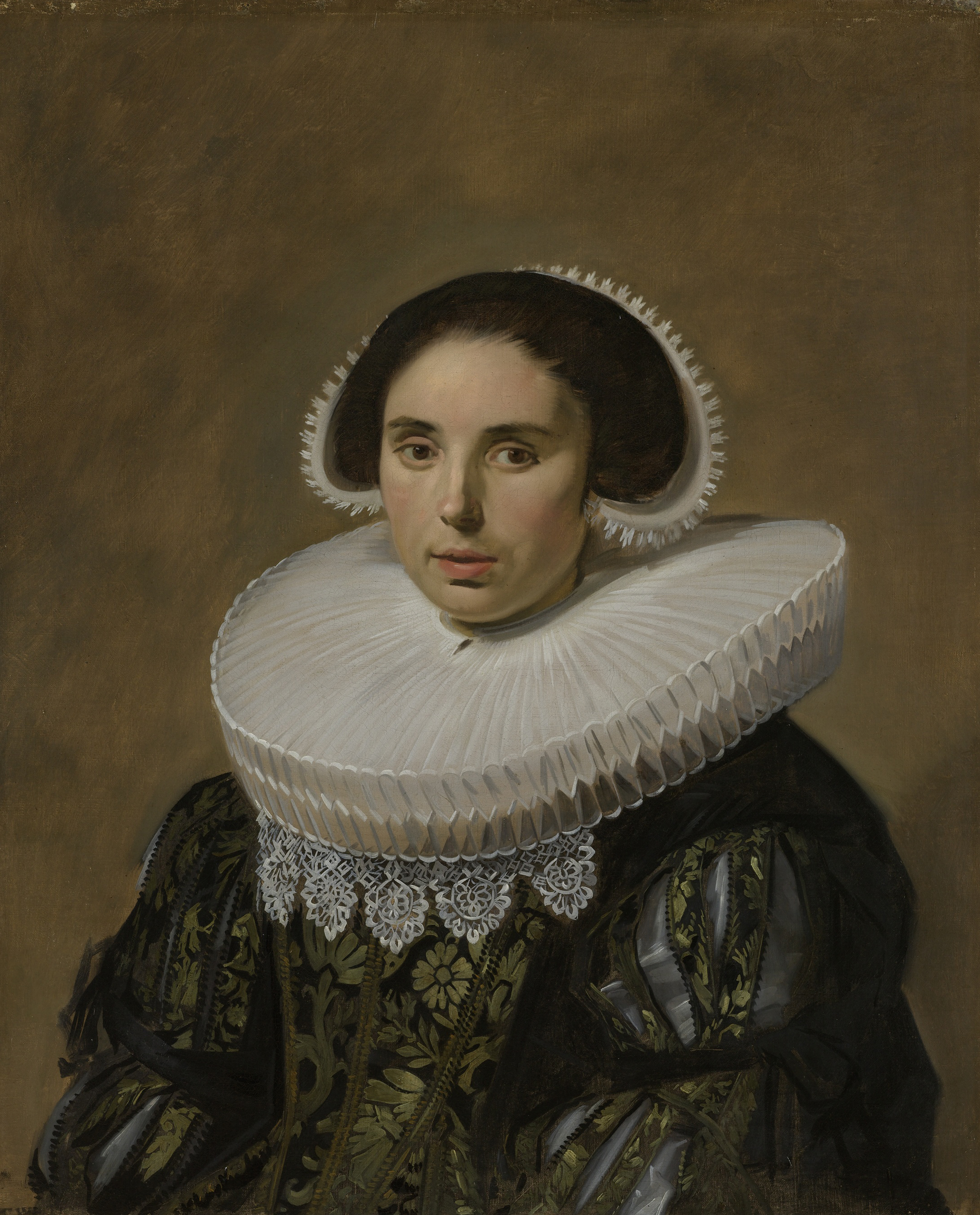 Portrait of Duijfje van Gerwen (1618-1658), by Frans Hals, public domain