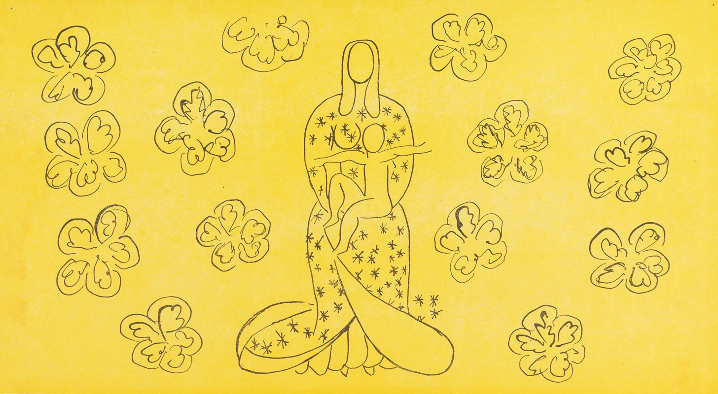 Henri Matisse's 'Vierge et l’enfant au décor fleuri' features a vibrant depiction of the Virgin and Child.