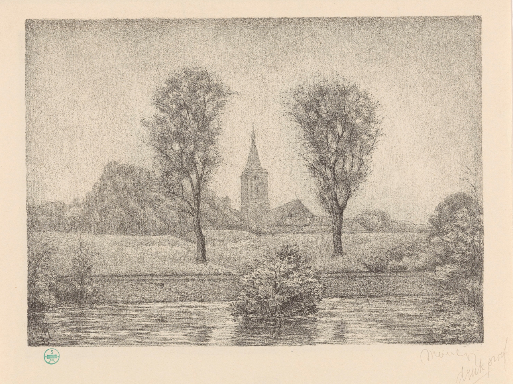 Courtine tussen de bastions Promers en Oranje (Eendenkom), by Simon Moulijn, public domain