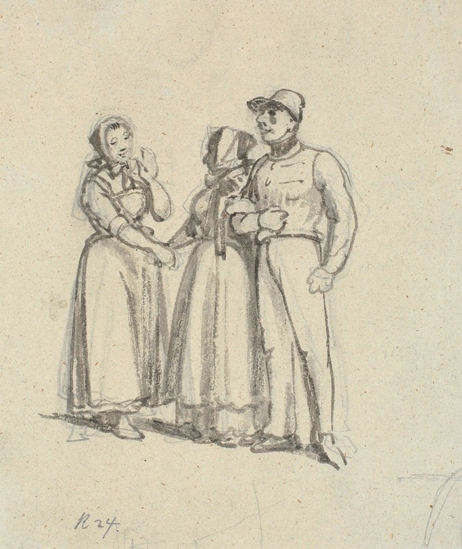 A scene depicting a soldier's mother meeting a familiar figure.