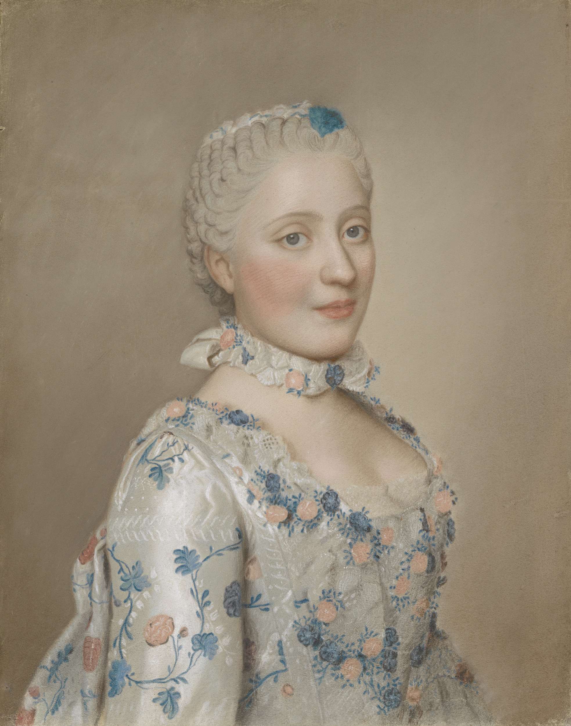 Maria Josepha of Saxony, Dauphine of France, by Jean-Etienne Liotard, public domain