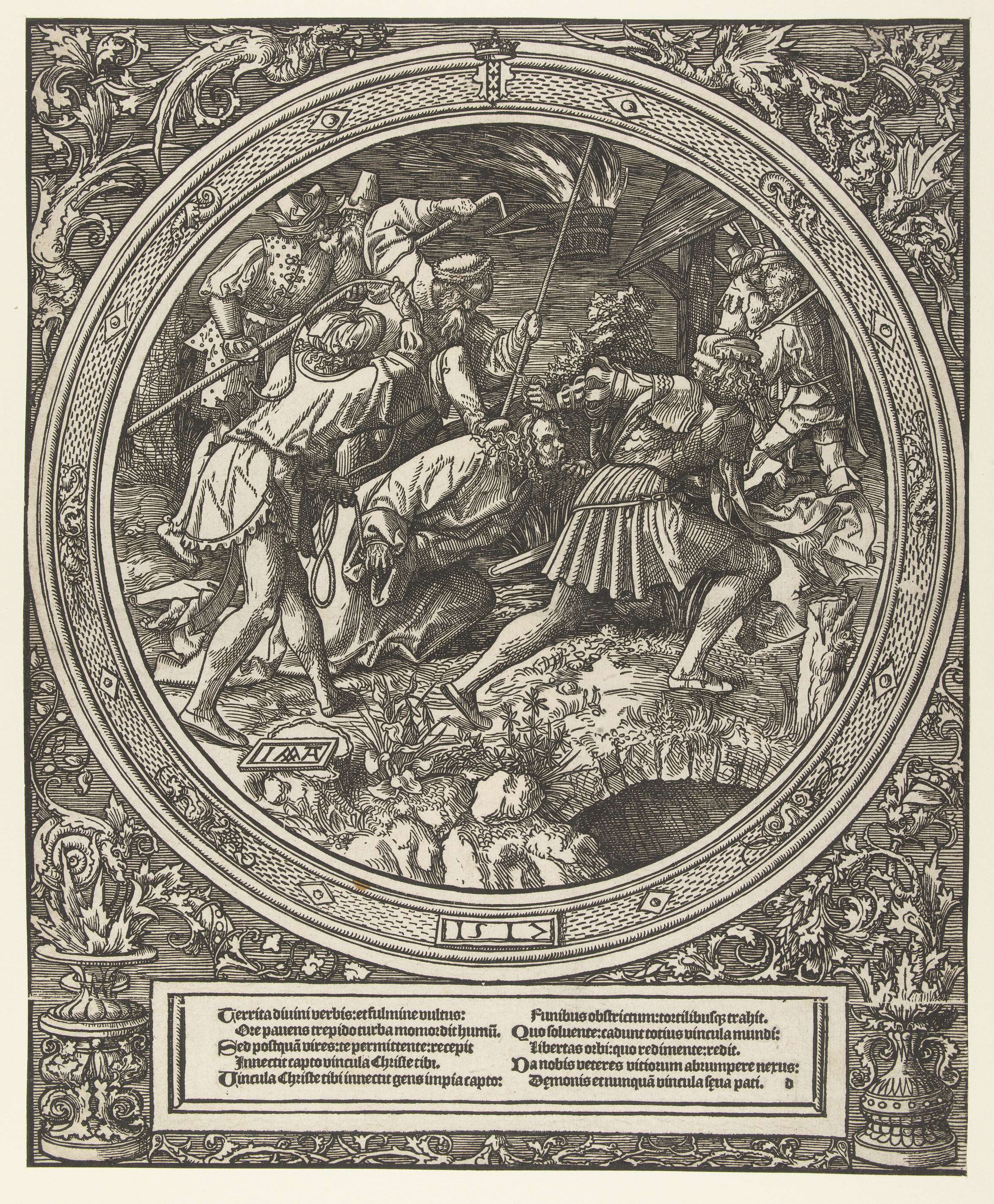 De gevangenneming van Christus, by Jacob Cornelisz van Oostsanen, public domain