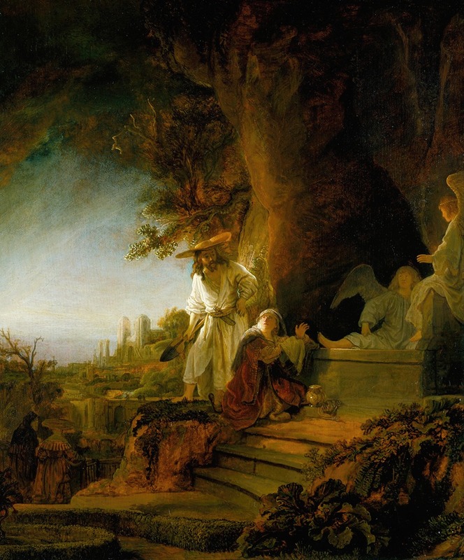 Rembrandt's 'Christ and St Mary Magdalen at the Tomb' captures a poignant moment of resurrection.