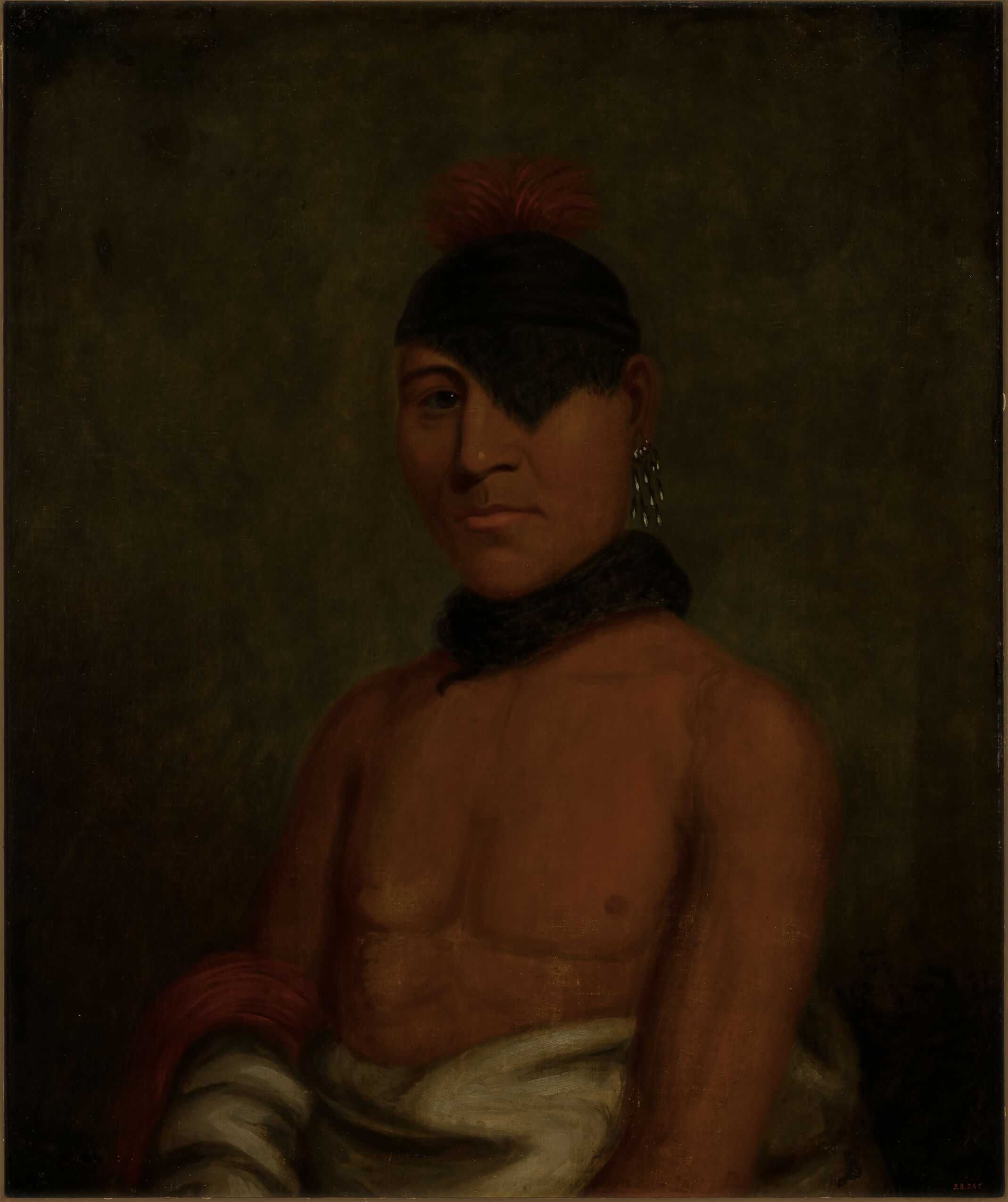 Ojibwa Man, by Henry Inman, public domain