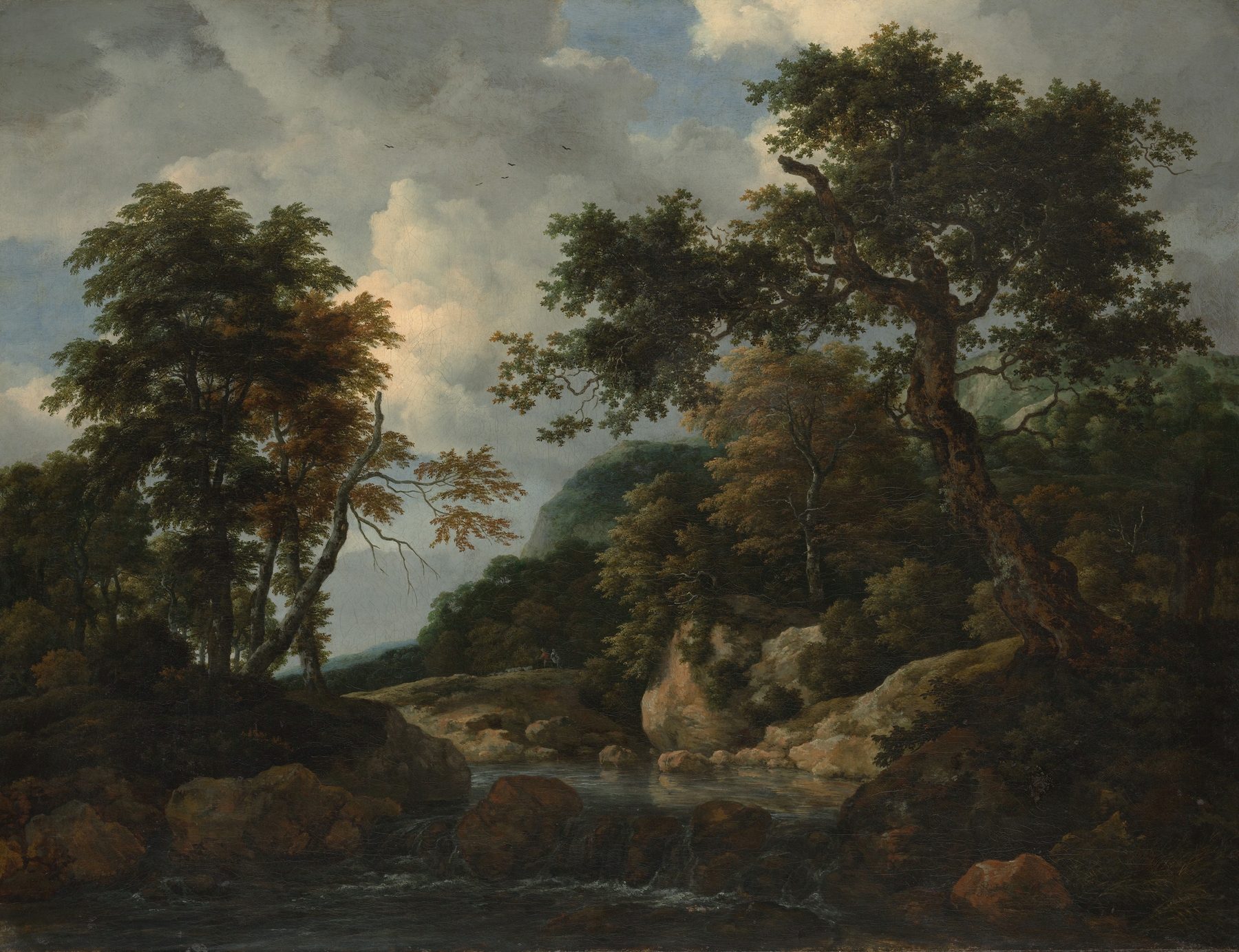 The Forest Stream, by Jacob van Ruisdael, public domain