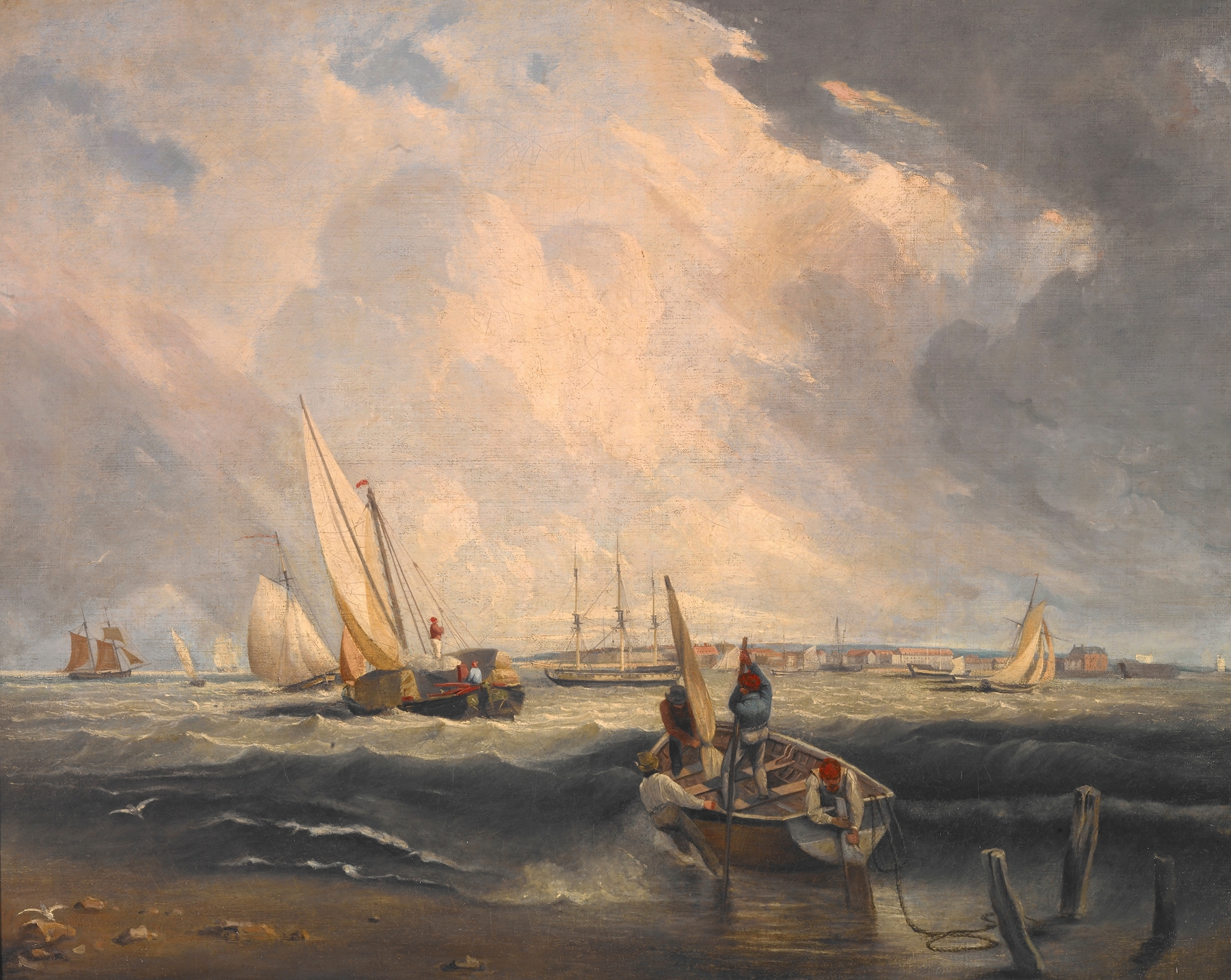 Bligh Sands, Sheerness, by Clarkson Stanfield, public domain
