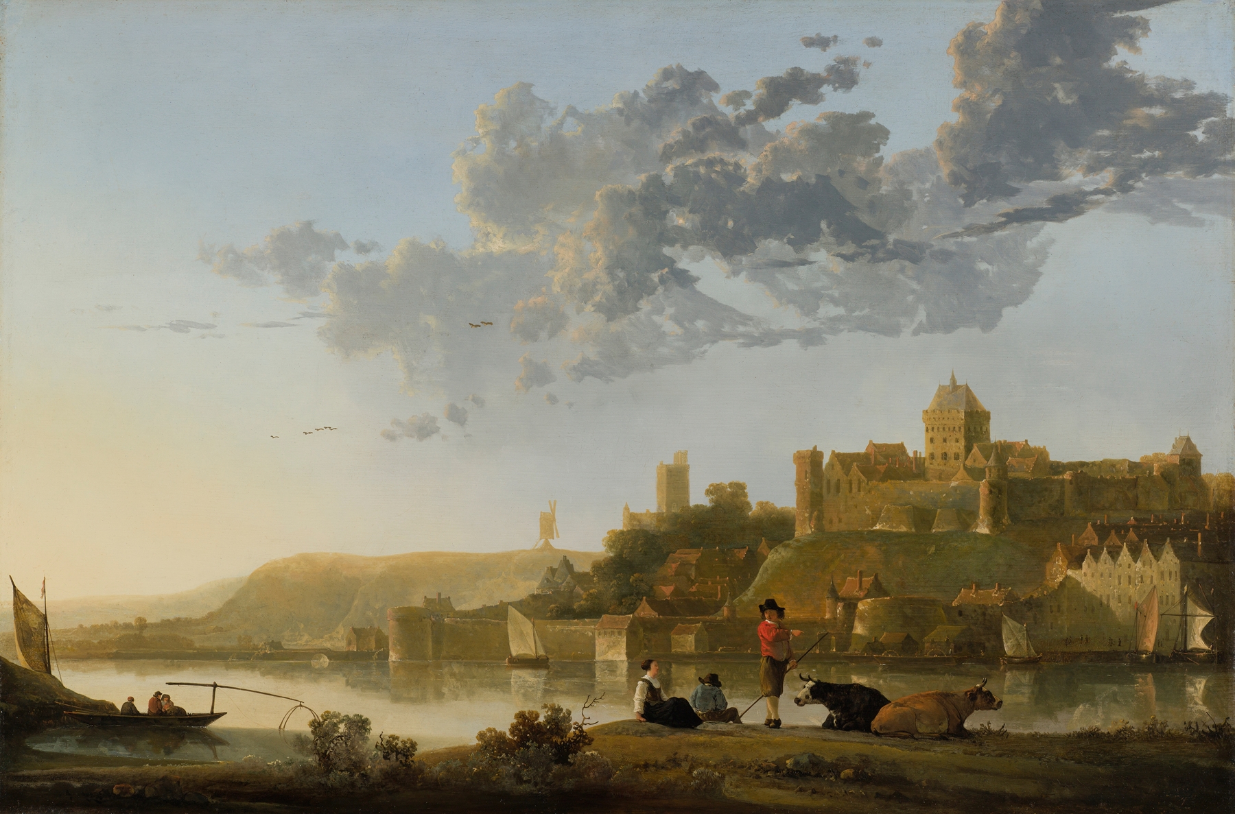 The Valkhof at Nijmegen, by Aelbert Cuyp, public domain