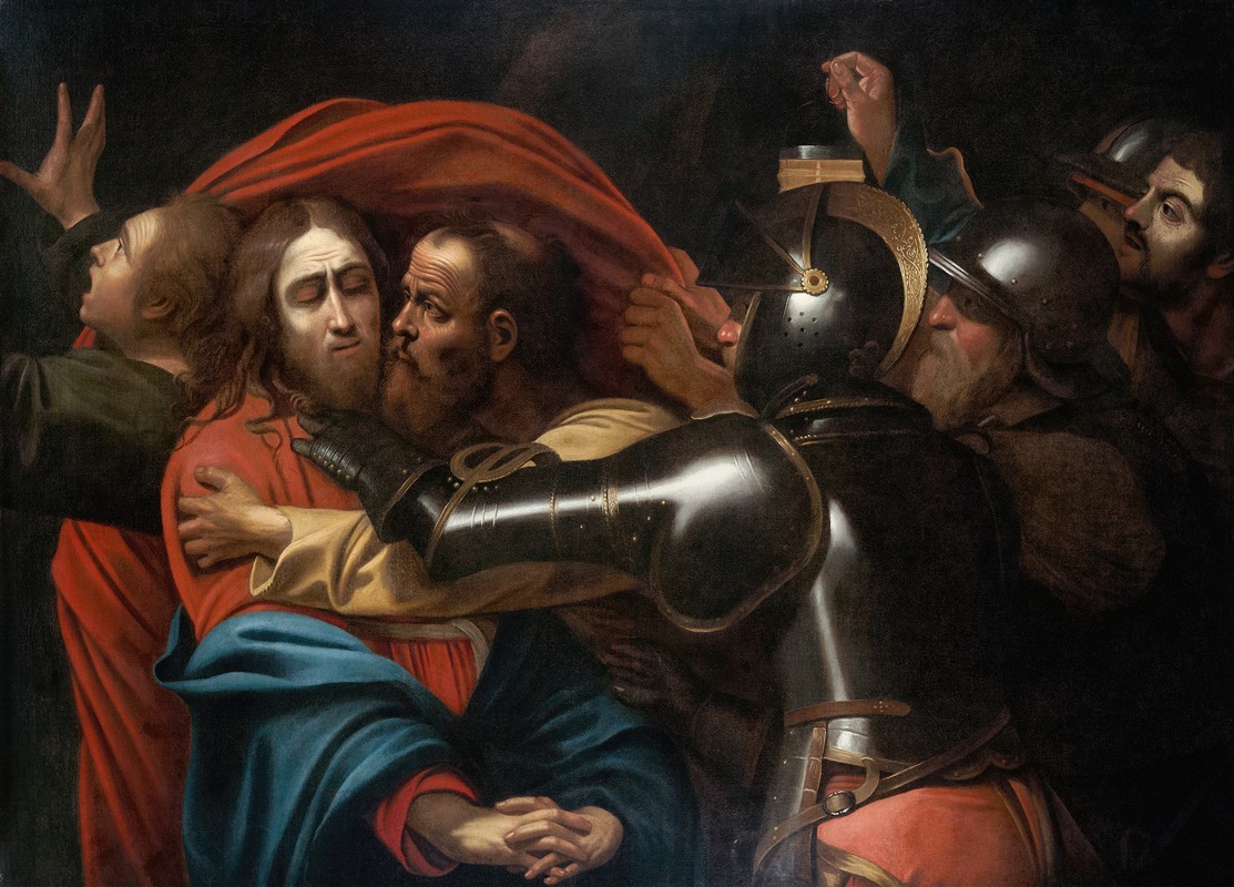 The Taking of Christ, by Caravaggio, public domain
