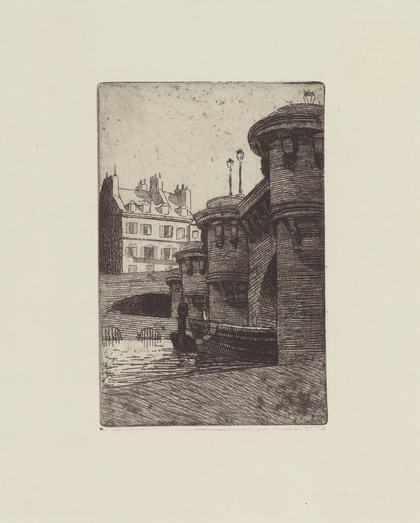 Le Pont-Neuf by Félix Vallotton, oil on canvas depicting a bridge over the Seine