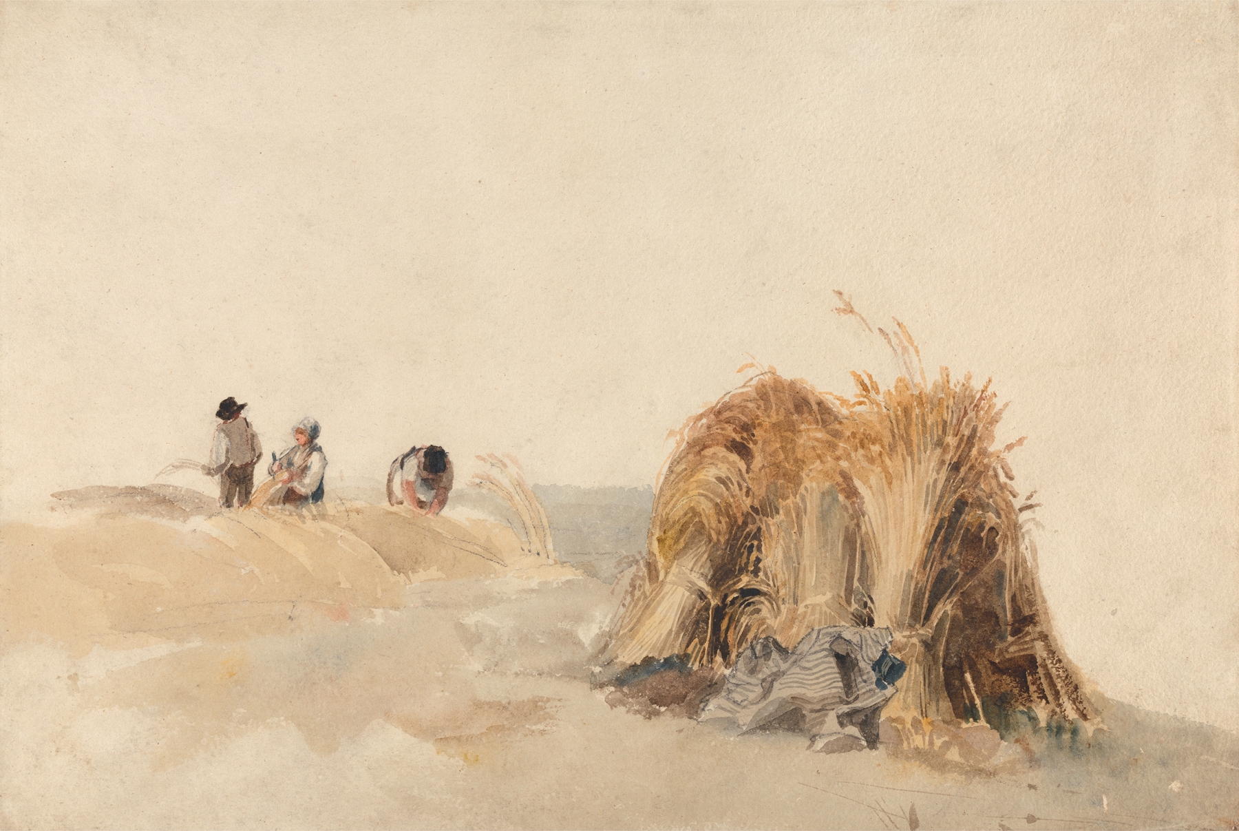 The Cornfield, by Peter DeWint, public domain