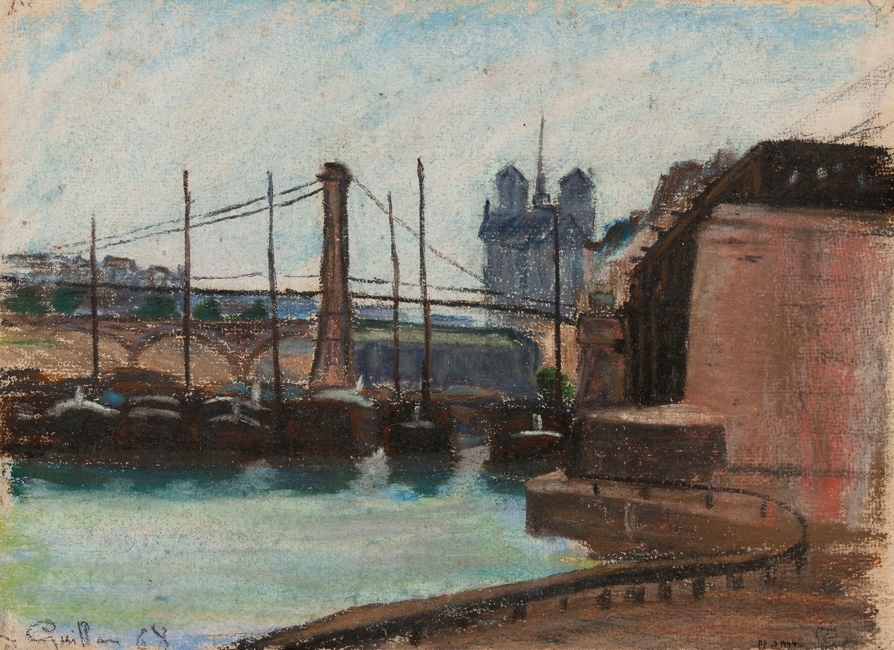 Le Pont d’Austerlitz, by Armand Guillaumin, public domain