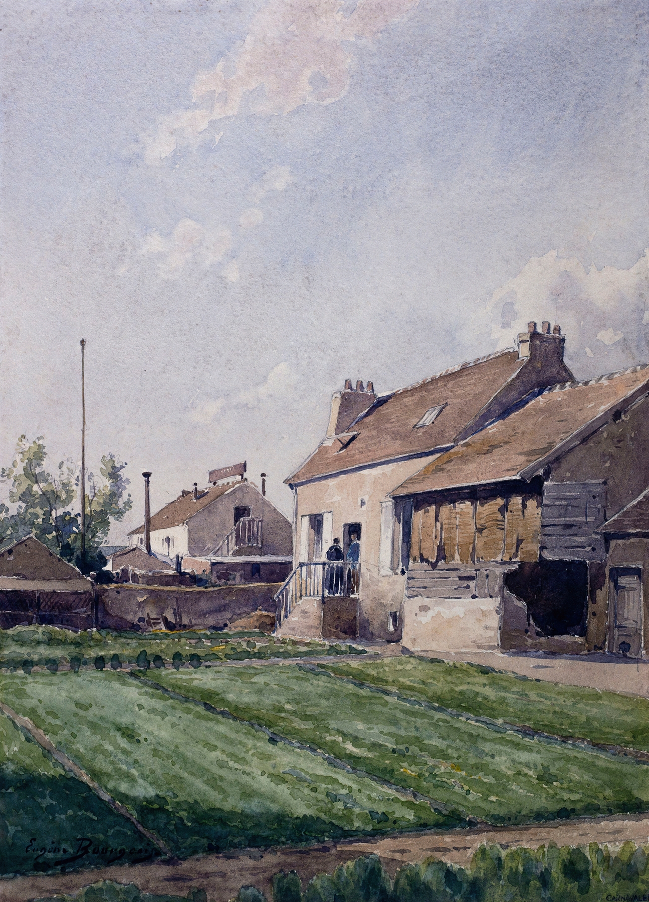 Rue Montempoivre, by Eugène Bourgeois, public domain