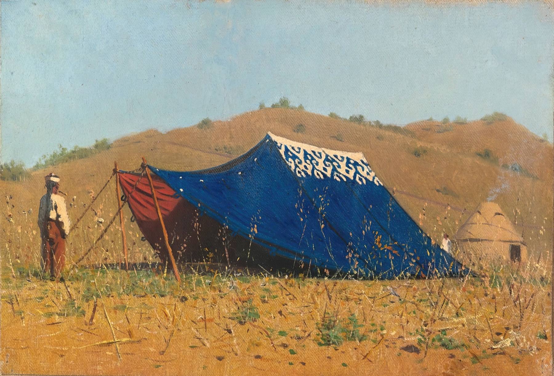 Chinese tent, by Vasily Vereshchagin, public domain