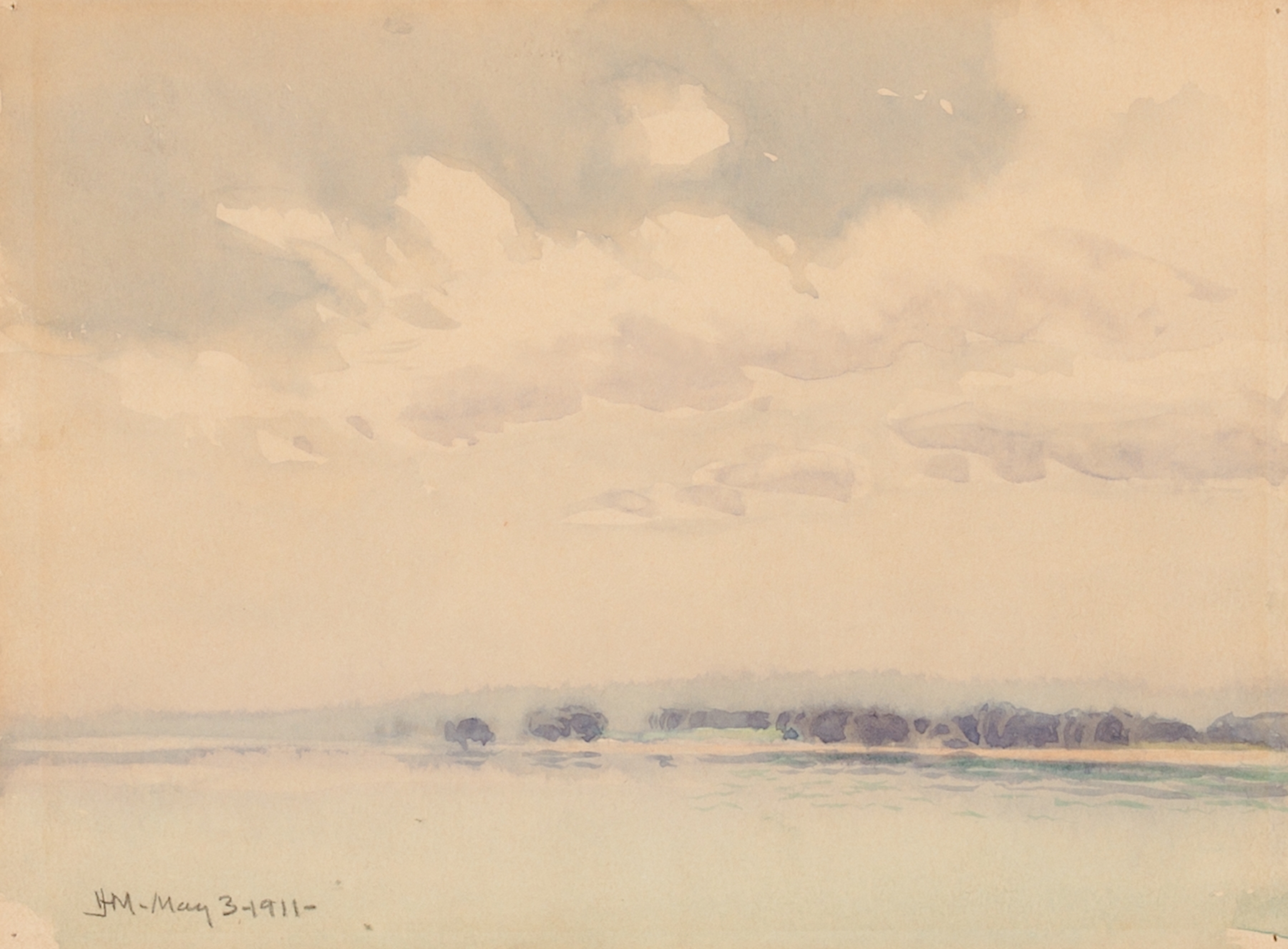 Abstract artwork by James Henry Moser, 1911, featuring radiant light emerging from darkness.