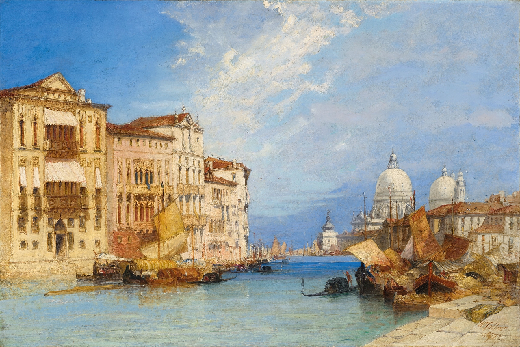 The Grand Canal, Venice, by William Callow, public domain