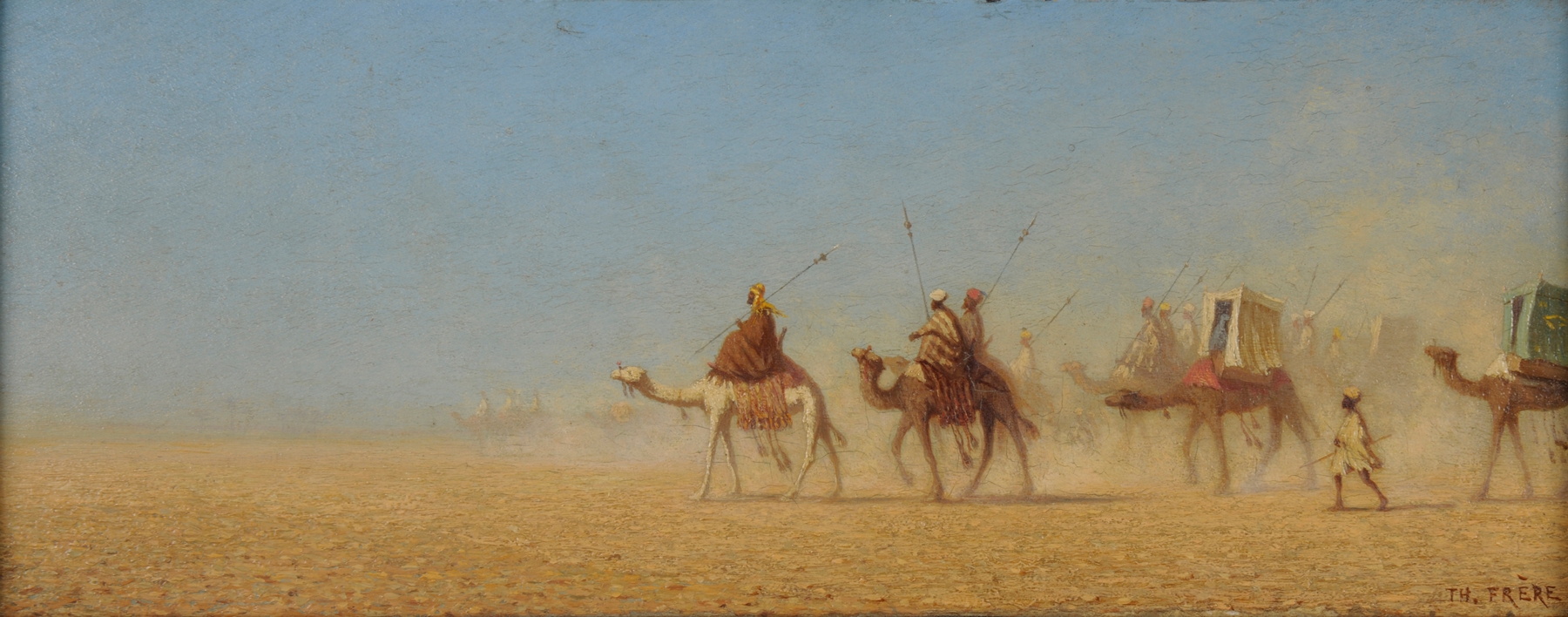 Caravane traversant le désert, by Charles Théodore Frère, public domain