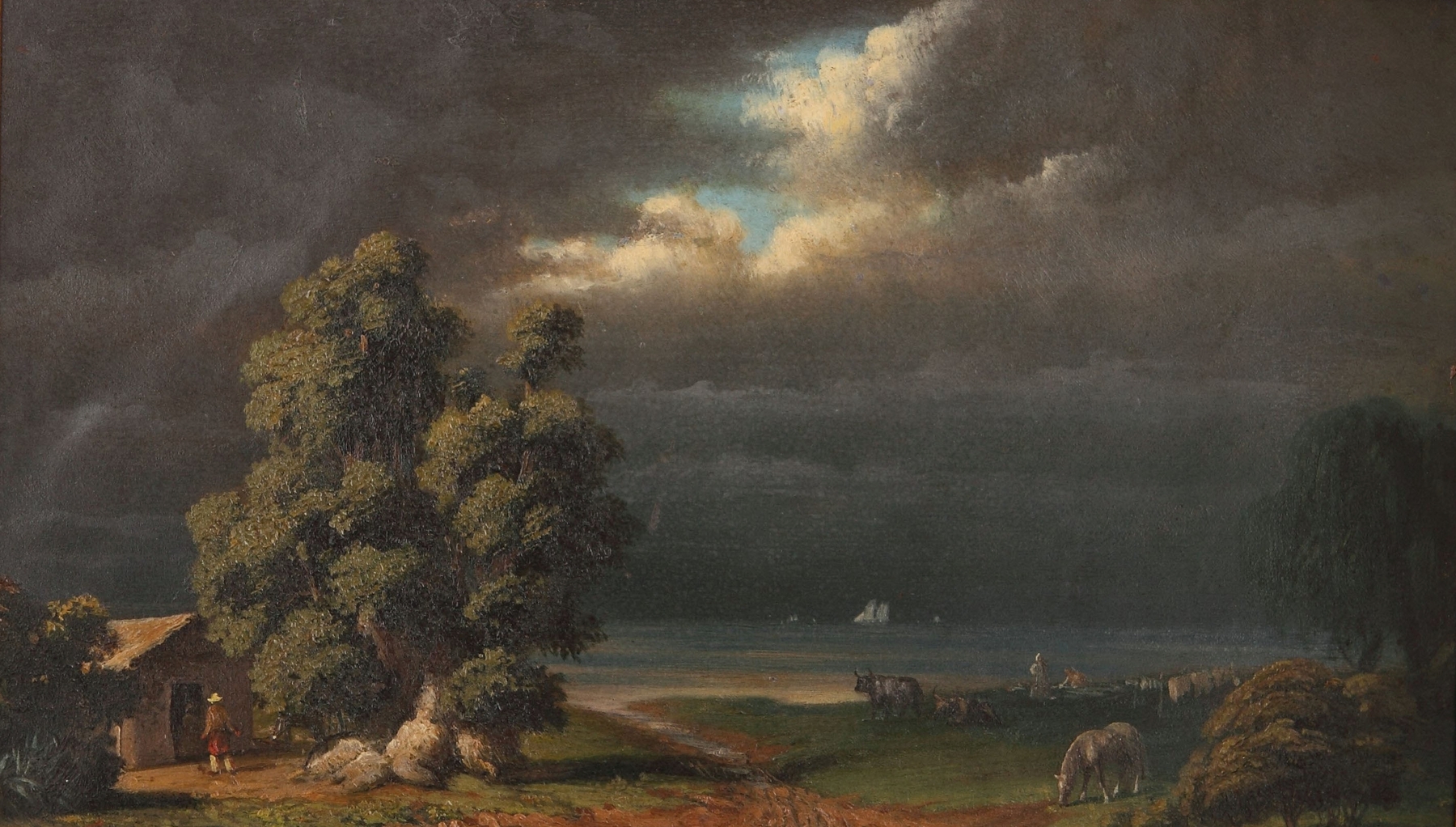 Costa del Rio de la Plata, by Prilidiano Pueyrredòn, public domain