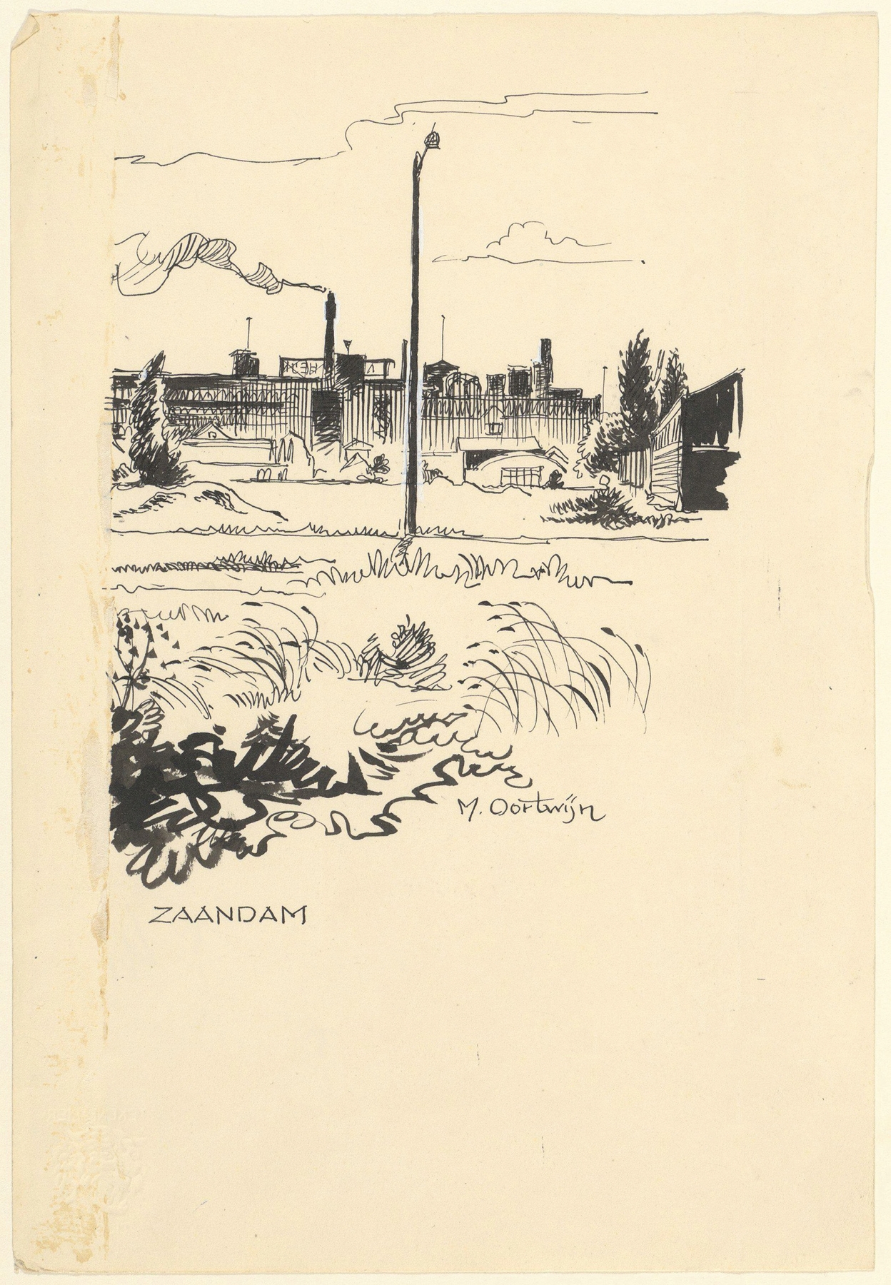 Gezicht te Zaandam., by Maarten Oortwijn, public domain