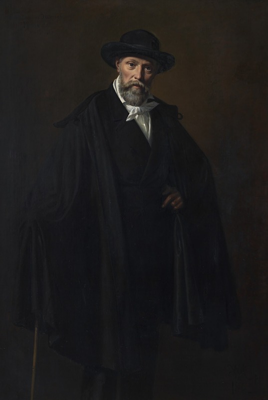 A portrait of Constantin Hansen by Wilhelm Marstrand.