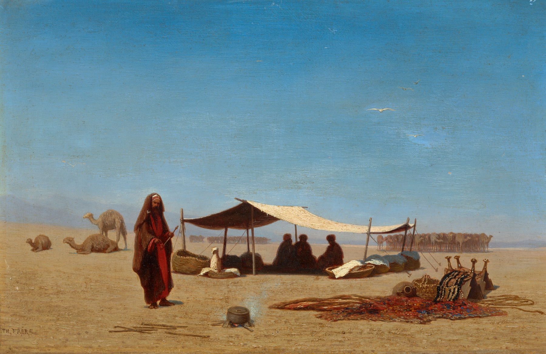 Le Désert de Libye, by Charles Théodore Frère, public domain