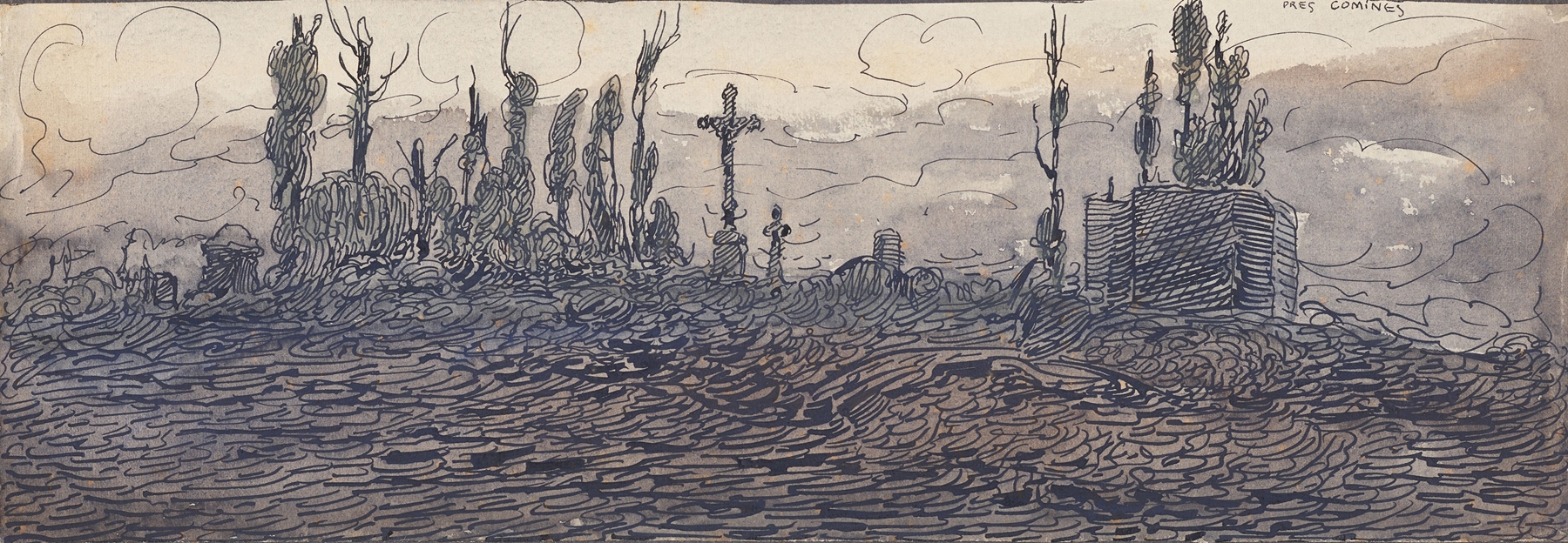 Ypres Remember, by Alfred Ost, public domain